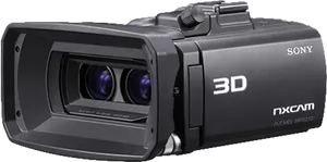 Sony3 D N X C A M Camcorder PNG image