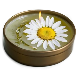 Soothing Chamomile Candle PNG Asq PNG