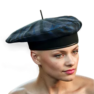 Sophisticated Beret Art Png 06122024 PNG image