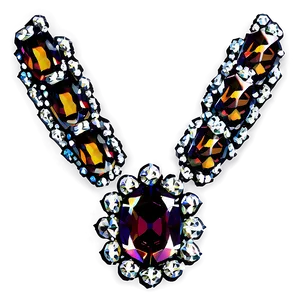Sophisticated Diamante Shine PNG Uub85 PNG