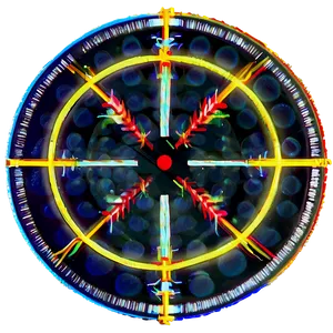 Sophisticated Dot Crosshair PNG Sjf