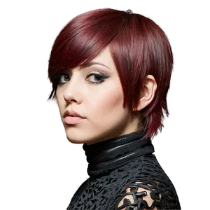 Sophisticated Emo Hairstyle Png 05252024 PNG image