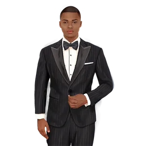 Sophisticated Tuxedo Outfit PNG 05242024