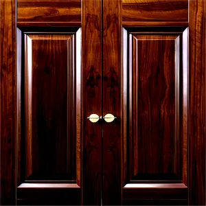 Sophisticated Walnut Door PNG 76