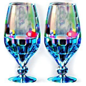 Sophisticated Wine Glasses Set PNG 70