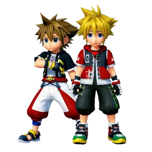 Sora And Ventus PNG 35