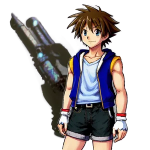 Sora In Twilight Town PNG 69