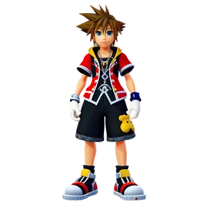 Sora's Kingdom Hearts Outfit PNG 06252024