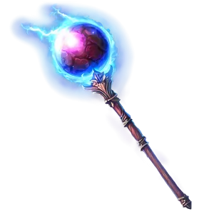 Sorcerer Magic Staff PNG 90 PNG