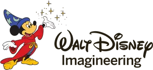 Sorcerer Mickey Walt Disney Imagineering Logo PNG image