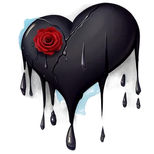 Sorrow Broken Heart Emoji PNG 10 PNG