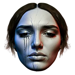 Sorrow Face Design PNG Lmv68 PNG