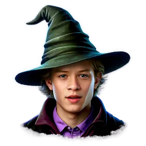 Sorting Hat On Stool PNG Par