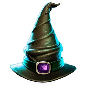 Sorting Hat With Potion PNG Vuc32