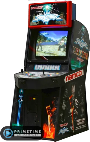 Soul Calibur Arcade Machine PNG image