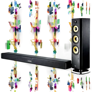 Sound Bar With Woofer Png 06282024 PNG image