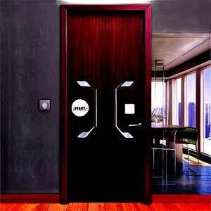 Soundproof Interior Door PNG Syb95