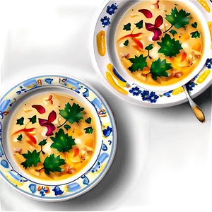 Soup Plates Design PNG Ifr41 PNG