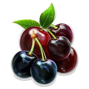 Sour Cherry Cartoon Png 06252024 PNG image