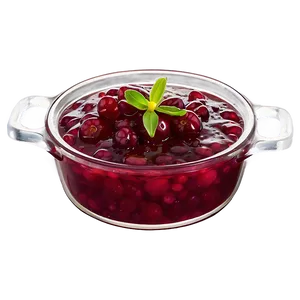 Sour Cranberry Sauce PNG Hbt63