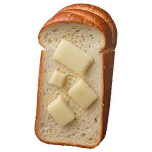 Sour Milk Bread Slice PNG 85