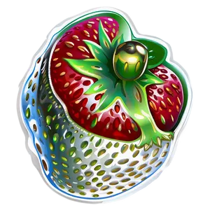 Sour Strawberry Icon PNG 06252024