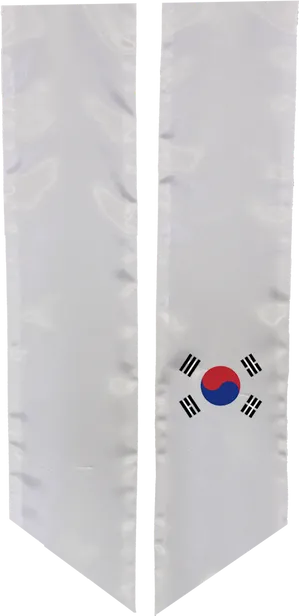 South Korean Flag Necktie PNG image