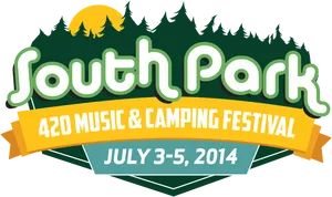 South Park420 Music Camping Festival2014 PNG image