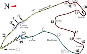 Spa Francorchamps_ Circuit_ Map