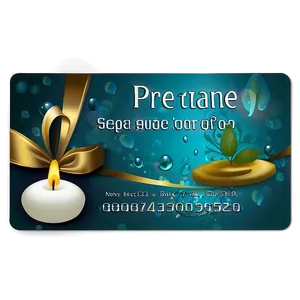 Spa Gift Card Png 13 PNG image
