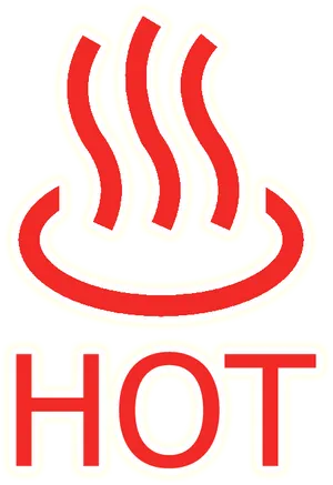 Spa Hot Steam Sign Graphic