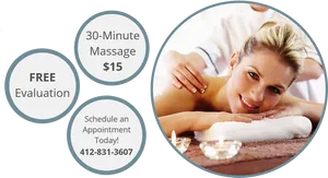 Spa Massage Promotion Ad PNG image