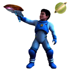 Space Adventure Cartoon Character PNG 06122024 PNG