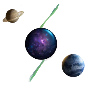 Space And Gravity Artwork PNG 45