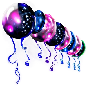 Space Balloons PNG Gmu26