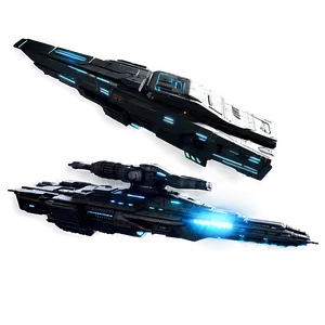 Space Battle Scene PNG 72
