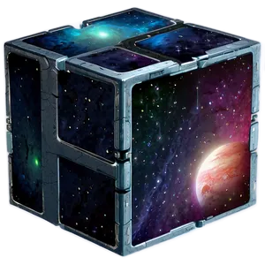 Space Cube PNG Qlr86 PNG