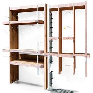 Space-enhancing Wood Shelf Layouts PNG Uhh PNG