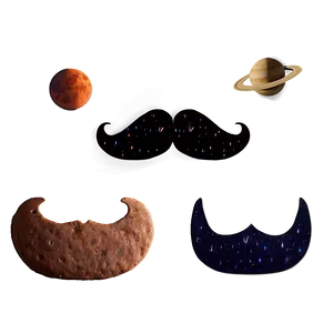 Space Explorer Mustache PNG Wnx