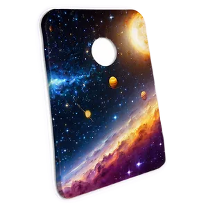 Space Galaxy Cornhole Bag PNG Apg21
