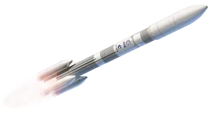 Space Launch Vehiclein Flight PNG image