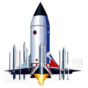 Space Mission Rocket PNG 06252024 PNG