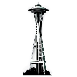 Space Needle Historical Landmark Png 06122024 PNG image