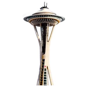 Space Needle In Autumn Png 06122024 PNG image