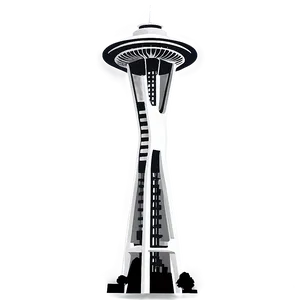 Space Needle Tower PNG Mpw PNG
