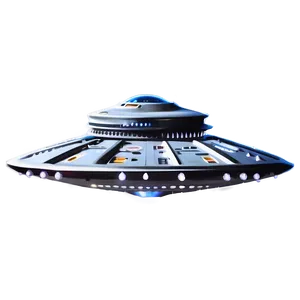 Space Opera Flying Saucer PNG 06202024