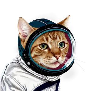 Space Pilot Cat Png 06242024 PNG image