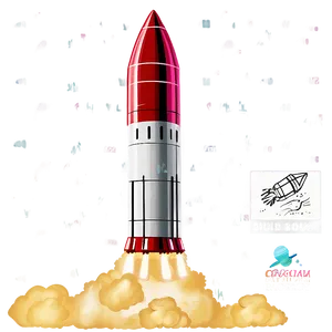 Space Rocket Launch Smoke PNG 05232024 PNG