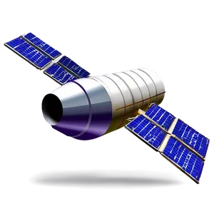 Space Satellite Illustration PNG 05252024