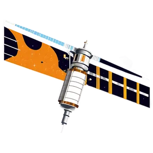 Space Satellite Illustration PNG Cwx